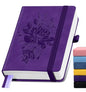 Lined Journal Notebook 365 Pages, A5 Leather Journals for Writing Women & Men, Hardcover Notebook with 100GSM Thick Paper, Daily Journal Notebook for Travel, Work, School, Note Taking, College Ruled