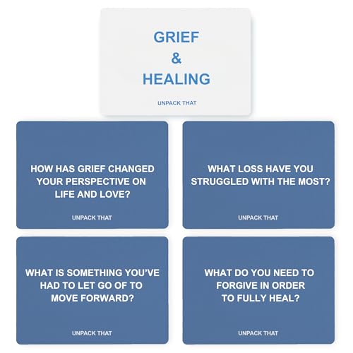 UNPACK THAT Self-Exploration Card Deck Personal Growth Cards - 100 Deep Questions for Self-Discovery, Mindfulness & Emotional Healing | Journal Prompt, for Her