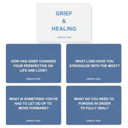 UNPACK THAT Self-Exploration Card Deck Personal Growth Cards - 100 Deep Questions for Self-Discovery, Mindfulness & Emotional Healing | Journal Prompt, for Her