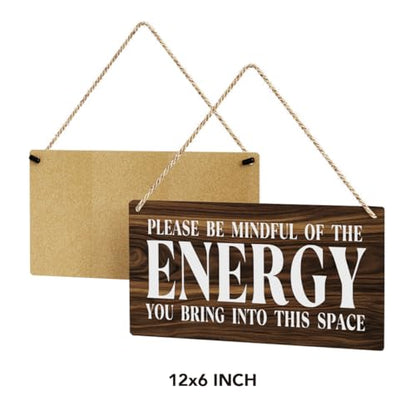 Inspirational Zen Wall Art, Positive Affirmations Wall Decor, Meditation Room Decor Spa Decor Spiritual Wall Art Decor Hanging Sign Wood Plaque Block for Home Office Bathroom Bedroom