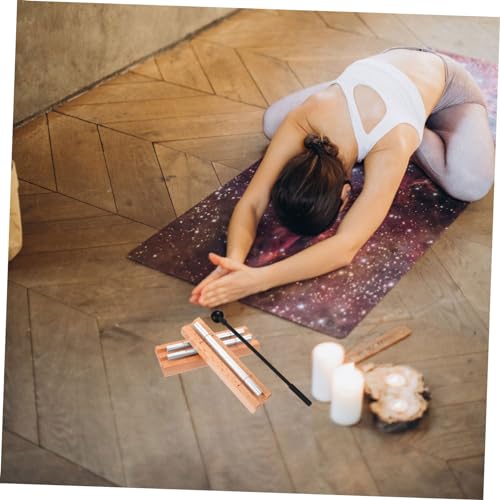 2sets Wooden Sound Therapy Tools Meditation Chime Blocks for Mindfulness Music Instruments Kit