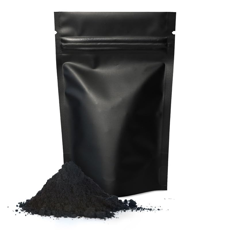 Shungite World 8 oz Fine Shungite Powder from Real Shungite Stones for Shungite Pyramid Mold, Orgone Pyramid Resin Mold Shungite Bracelet Necklace Resin Jewelry Shungite Paint and More (1 Pack) - size: 8 oz / 1 Pack