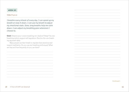 A Year of Self-Care Journal: 52 Weeks to Cultivate Positivity & Joy (A Year of Reflections Journal)