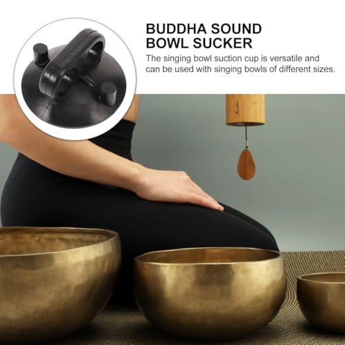 Singing Bowl Suction Cup Handle Rubber Sound Bowl Lifting Tool for Meditation Easy to Use Versatile for Different Strong Grip and Stability