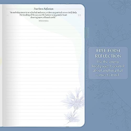 Legend Gratitude Journal – Guided Daily Journal to Foster Positivity & Happiness – Grateful Notebook to Write In – Inspirational Affirmation & Thankful Notebook – Hardcover (Periwinkle) - color: Periwinkle gold foil