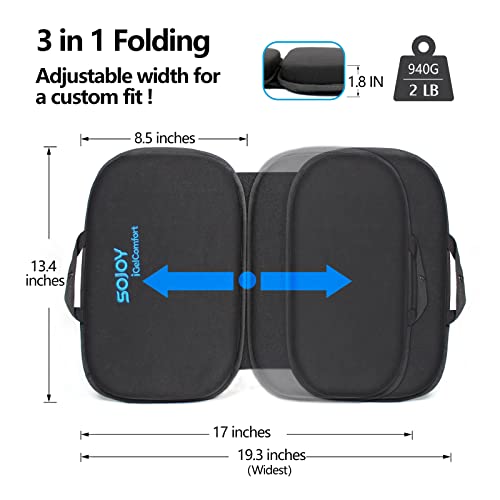 Gel Seat Cushion and Wearable Blanket for Flight