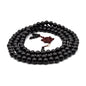 Zen Dear Unisex Natural Ebony Wood Buddhist Prayer Bead Necklace Bracelet Tibetan Prayer Mala Beaded Black - style: 10mm 108beads