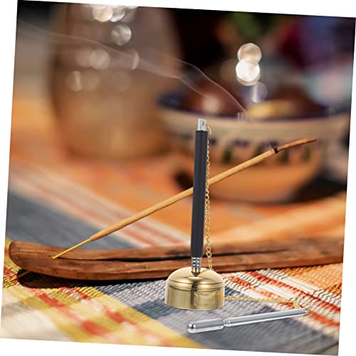 Wakauto Telescopic Buddhist Handbell Instrument for Meditation and Temple Rituals Lightweight Portable Chime for Prayer and Dharma Ceremonies Easy to Use Buddhist Supply Gift