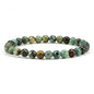 Cherry Tree Collection - Small, Medium, Large Sizes - Gemstone Beaded Bracelets For Women and Men - 6mm Round Beads - color: African Turquoise, size: Small