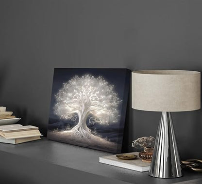 Tree of Life Canvas Wall Art Abstract Myth Tree of Life Painting Picture Wall Decor spiritual office Poster Print Artwork for the Living room office meditation room bedroom hotel Home Decoration - size: 12"L x 12"W