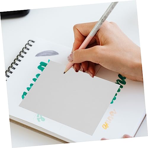 ARTIBETTER 100pcs Blank Word Cards Simple Stylish Diy Cards for Daily Use Messaging Plans Inspiration Lightweight and Compact