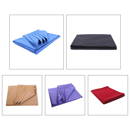 Non-Slip Warm Meditation Towel with Synthetic Wool Mat – Red