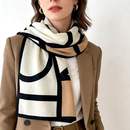 Women Scarf Neck Scarves Headscarf Fashion Scarves Long Lightweight Shawls for Women BA23 - color: Ba234