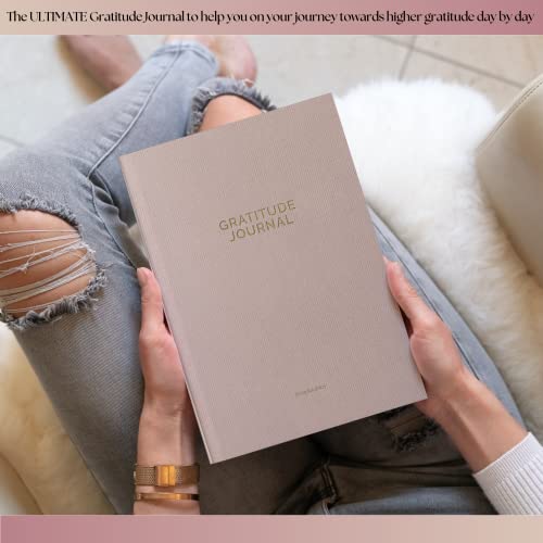 Gratitude & Mindfulness Journal - 90 Day Gratitude Template, Self Care Planner, Positivity Diary, A5 (Mono)