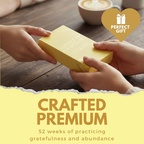 Gratitude Scratch-Off Activity Cards – 52-Week Reflection Deck with Daily Gratitude Prompts for Positivity, Joy & Thankfulness, 4.7 x 2.8 Inches - style: Gratitude