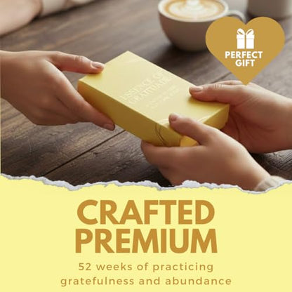 Gratitude Scratch-Off Activity Cards – 52-Week Reflection Deck with Daily Gratitude Prompts for Positivity, Joy & Thankfulness, 4.7 x 2.8 Inches - style: Gratitude