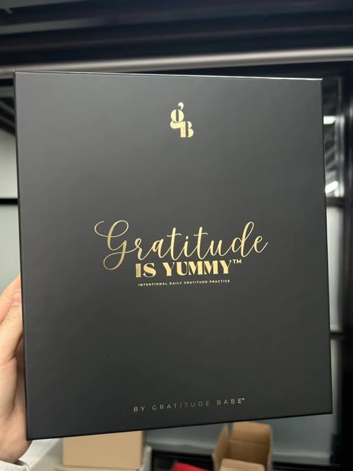 Gratitude is Yummy® 90-Day Grattitude Journal – Manifestation Journal with Prompts, Law of Attraction Daily Guided Journal for Self Care, Mindset & Abundance (Luxury Hardcover Gift Set)