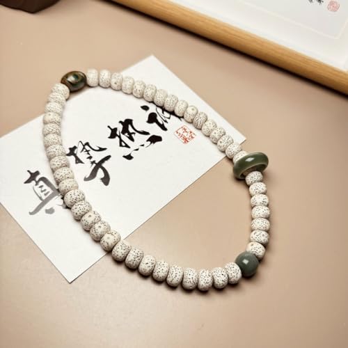 Natural Star Moon Bodhi Bracelet for Women Men Double-loop Winding Star Moon Bead Bracelet Meditatioon Healing Anxiety Relief Energy Buddha Bead Bracelets Birthday Gift - color: Bodhi 24