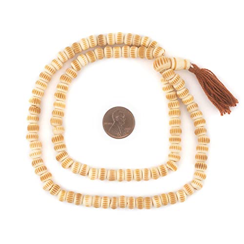 Wood Bead Bracelet - color: Brown, size: Medium Beads