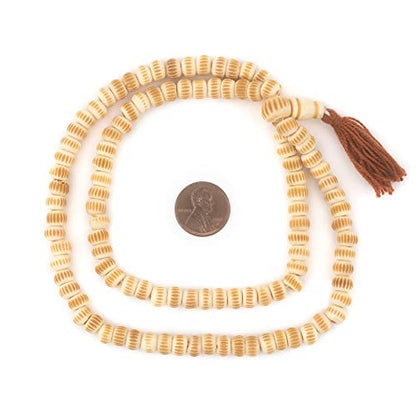 Wood Bead Bracelet - color: Brown, size: Medium Beads