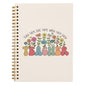 Teacher Appreciation Gifts, Groovy Floral Teacher Notebook, Teacher Gifts for Women, Thank You Teacher Gifts, Teacher Desk Supplies, Teach Them Love Them Spiral Notebook 5.5x8.3 Inch - color: Teacher - White