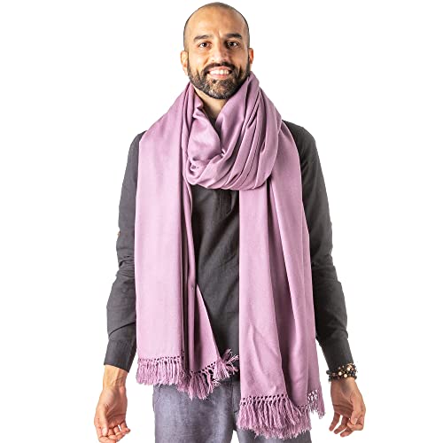 Meditation Shawl or Meditation Blanket, Shawl/Wrap, Oversize Scarf/Stole. Large. Unisex. - color: Lavender