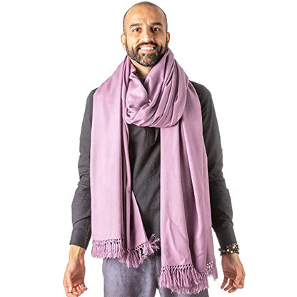 Meditation Shawl or Meditation Blanket, Shawl/Wrap, Oversize Scarf/Stole. Large. Unisex. - color: Lavender