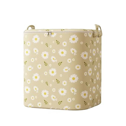 210L Large Comforter Storage Bag, Foldable Non-Woven Clothes Organizer Bag, Portable Moving Bags with Handles for Clothing, Blanket, Quilts, Pillows - size: 210L