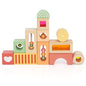 Fun with Sounds Wooden Discovery Blocks for Toddlers with Acoustic Sounds, Toddler Toys for Preschool Learning Activities (Red)