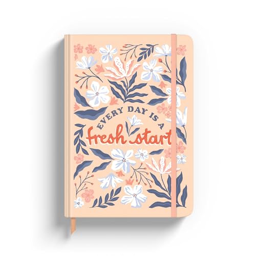 Rileys & Co Notebook Journal for Work and School - Lined Journal 8 x 6 Inches - Gold Foil Cover - Compact Notebook for Women - 240 Pages - Lined Notebook - Hardcover Journal (Fresh) - color: Fresh