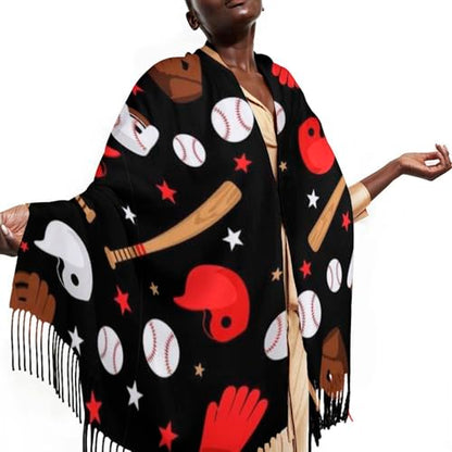 Autumn Winter Pashmina Shawls Wraps Scarf for Woman Girl - color: Picture (614)
