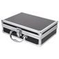 HEMOTON Multi Functional Aluminum Briefcase with Reinforced Handle Large Capacity Portable Storage Box for Tools and Accessories Durable Handheld Carrying Case for Home Office and Travel