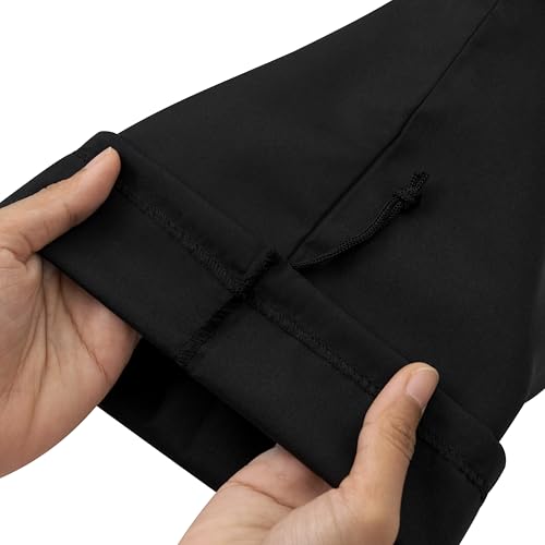 Black Cotton Drawstring Bags, Reusable Quality with Double String, For Pantry Gifts Stationery - Pack of 6 (Black Cotton Blend, 5 x 7 Inch) - color: Black Cotton Blend, size: 5 x 7 Inch
