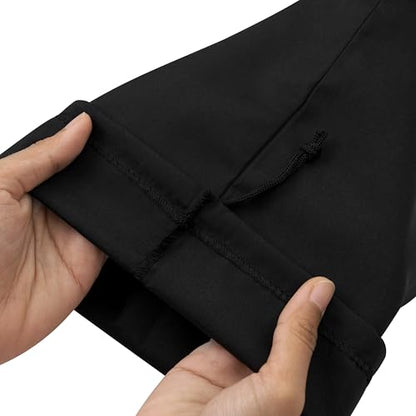 Black Cotton Drawstring Bags, Reusable Quality with Double String, For Pantry Gifts Kitchen - Pack of 6 (Black Cotton Blend, 10 x 15 Inch) - color: Black Cotton Blend, size: 10 x 15 Inch