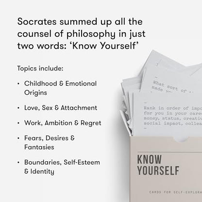 Know Yourself Prompt Cards: Cards for Self Exploration