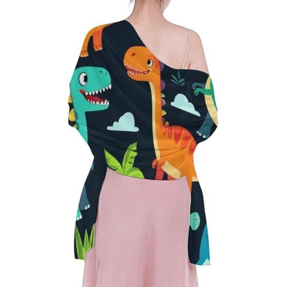 Fashion Travel Swimwear Bikini Wrap All Seasons Chiffon Scarf Beach Yarn Shawl - color: Color981