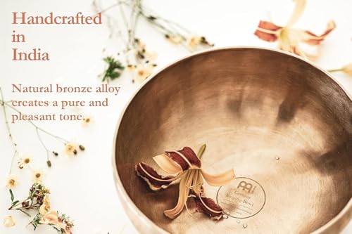 Bronze Singing Bowl with Felt Ring and Cover, Cosmos Series — MADE IN INDIA — For Meditation, Yoga and Sound Healing Therapy, 2-YEAR WARRANTY - size: 3.5", style: Single