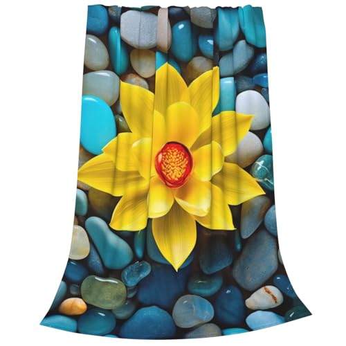 Zen Blanket Anti Pilling Throw Yoga Spa Meditation Spiritual Fleece Flannel Lightweight Cozy Bedspread Living Room Women Adults and Kids Bed Sofa 60"X50" - color: Zen1