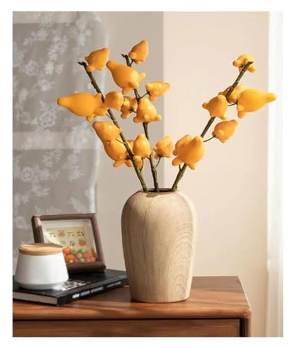 Vases Zen Ceramic Ornament Decor Flower Arrangement Desktop Living Room Dining Table Hotel Shop Foyer Bar(2PC)