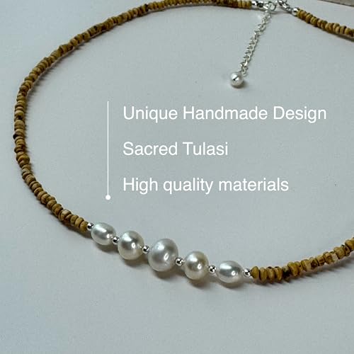 Kanthimala,Tulasi necklace with Pearls