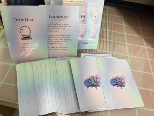 41 Insight Message Cards Deck – Daily Clarity & Reflection Cards, Compact 10.4 × 7.3 cm, English Version