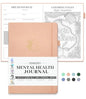 Mental Health Journal, 91-Day Self Care Journal for Women Men, Guided Anxiety & Stress Relief Journal with Mood Tracker, Cognitive Behavioral Therapy Journaling with Mental Health Coloring Pages & Dream Log - color: Pink