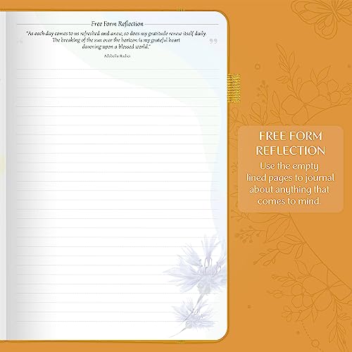 Legend Gratitude Journal – Daily Journal for Positivity & Happiness – Grateful Notebook to Write In – Thankful Affirmation Journal (Amber Yellow) - color: Amber Yellow Gold Foil