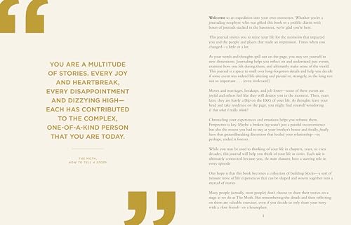 My Life in Stories: A Guided Journal from The Moth