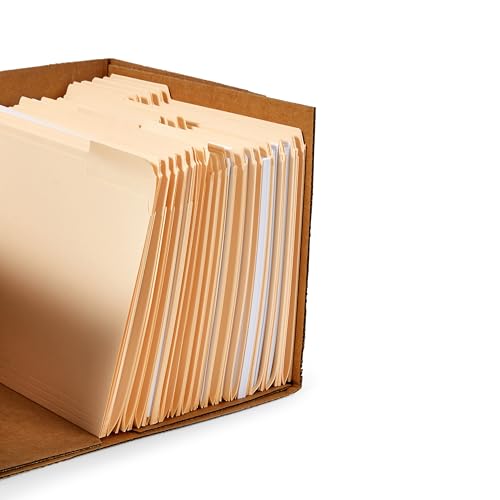 Amazon Basics Storage/Filing Boxes with Lift-Off Lid, Letter/Legal Size, Collapsible, Tape-Free Assembly, White, 16.2" L x 12.5" W x 10.5" H, 20-Pack - style: Standard 20-pack