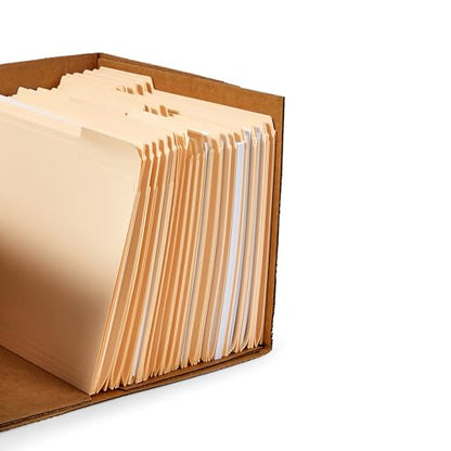 Amazon Basics Storage/Filing Boxes with Lift-Off Lid, Letter/Legal Size, Collapsible, Tape-Free Assembly, White, 16.2" L x 12.5" W x 10.5" H, 20-Pack - style: Standard 20-pack