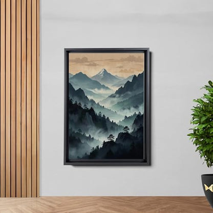 Japanese Wall Art, Minimalist Wall Art, Neutral Abstract Art, Modern Minimalist, Zen Wall Art, Zen Printed Wall Art, Japanese Art Print, Canvas, Wall