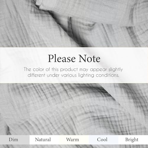 Salt Earth 100% Cotton Muslin Throw Blanket Gauze Blanket 50"X70" Throw 4 Layered for Couch, Bed, Living Room, Lightweight & All Season Blankets & Throws, Easy to wash, Skin Friendly(Scottish Grey) - color: Scottish Grey, size: 50"X70" Large Throw