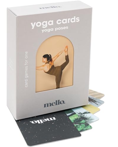 Luckies - Yoga Deck of Cards | Fitness and Meditation Cue Cards | Stress Relief and Self-Care Gifts for Women | Mindfulness, Balance, Relaxation | Unique Yoga Home Workouts Wellness Anxiety Exercise