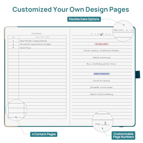 A5 Lined Journal Notebook, 8 Pack Hardcover 5.5"x8.3", College Ruled Journaling Notebooks for Notes-Taking, Fits for Work, School Supply, 160 Pages PU Leather Note Books